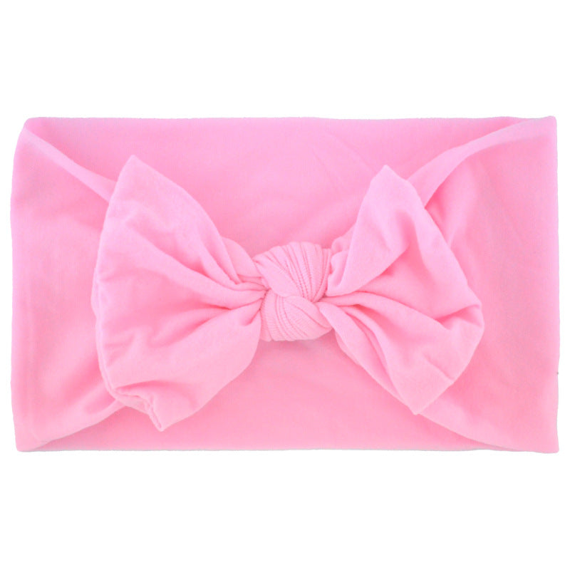 Super Stretchy Soft Knot Headbands With Hair Bows Head Wrap Hair Accessories For Newborn Baby Girls Infant Toddlers Kids