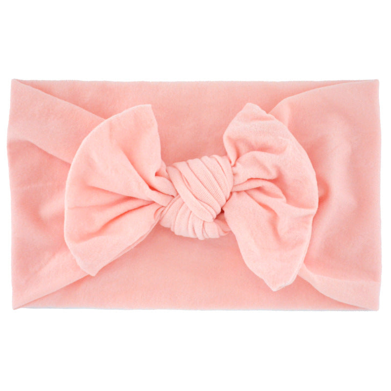 Super Stretchy Soft Knot Headbands With Hair Bows Head Wrap Hair Accessories For Newborn Baby Girls Infant Toddlers Kids