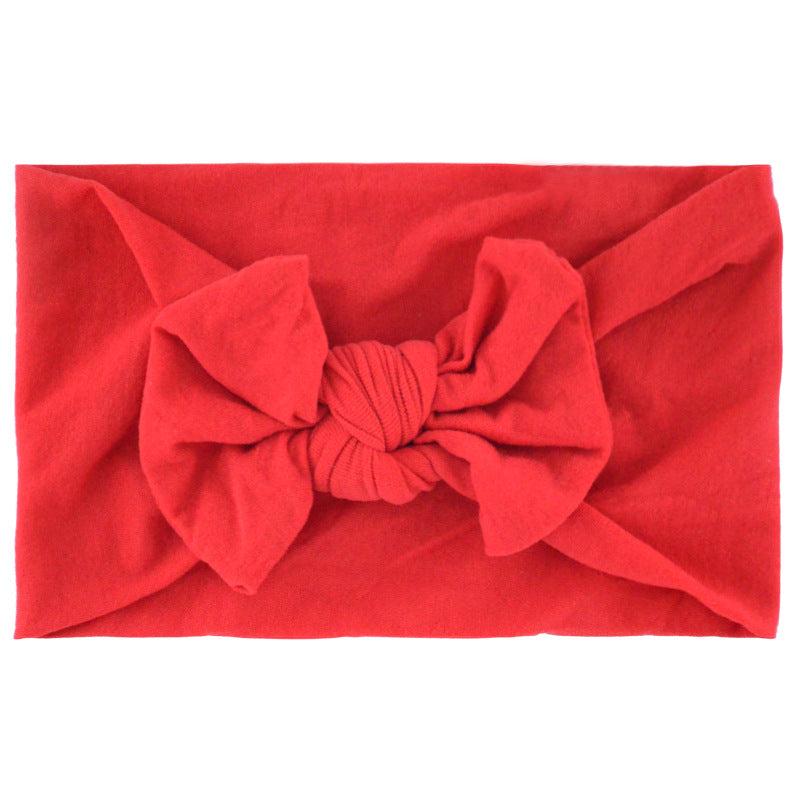Super Stretchy Soft Knot Headbands With Hair Bows Head Wrap Hair Accessories For Newborn Baby Girls Infant Toddlers Kids