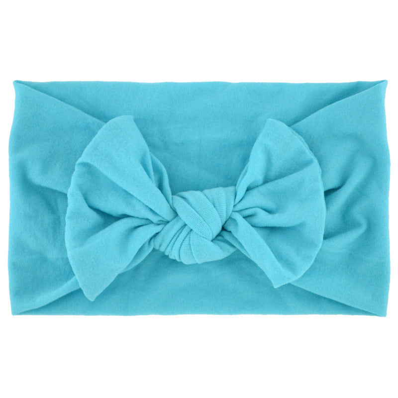 Super Stretchy Soft Knot Headbands With Hair Bows Head Wrap Hair Accessories For Newborn Baby Girls Infant Toddlers Kids