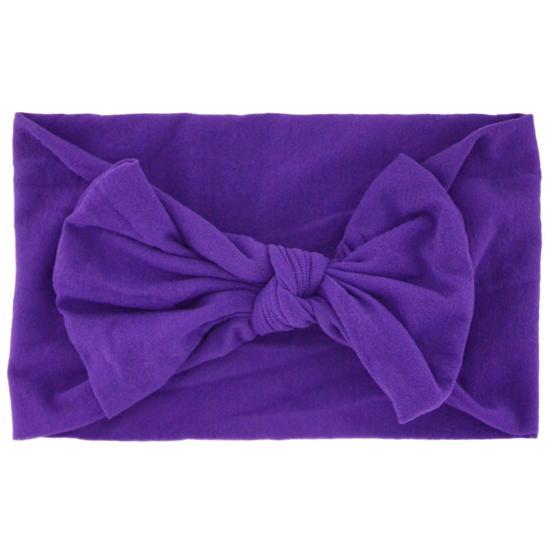 Super Stretchy Soft Knot Headbands With Hair Bows Head Wrap Hair Accessories For Newborn Baby Girls Infant Toddlers Kids