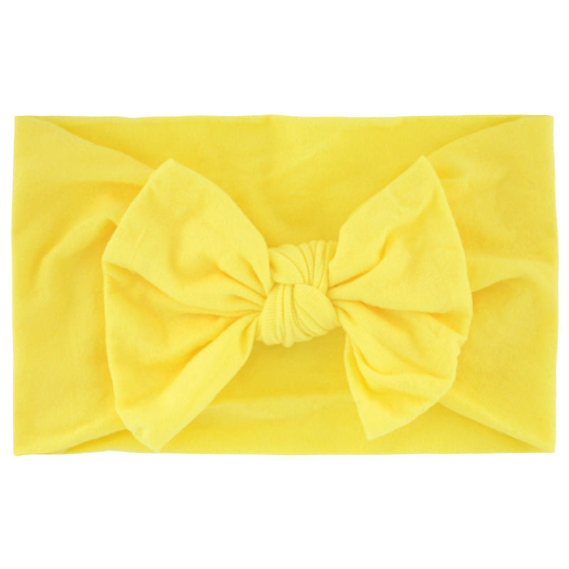 Super Stretchy Soft Knot Headbands With Hair Bows Head Wrap Hair Accessories For Newborn Baby Girls Infant Toddlers Kids
