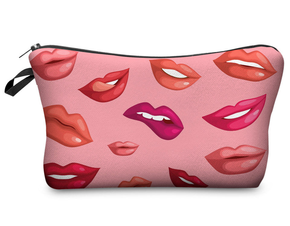 Women's Printed Multipurpose Makeup Organizer Clutch