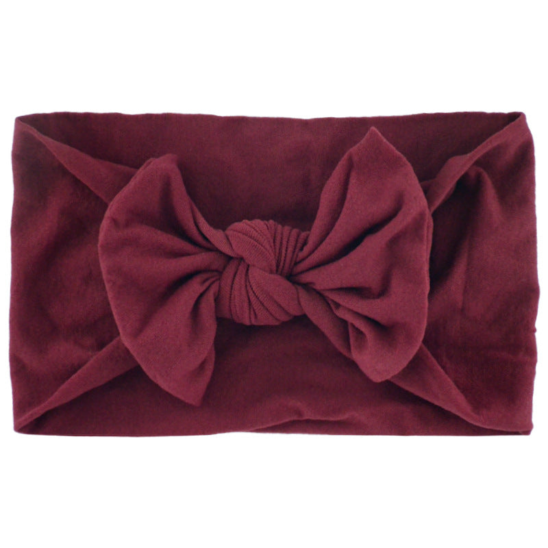 Super Stretchy Soft Knot Headbands With Hair Bows Head Wrap Hair Accessories For Newborn Baby Girls Infant Toddlers Kids