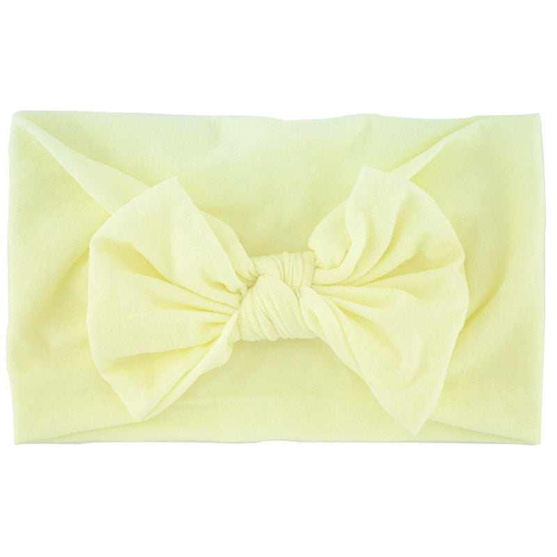 Super Stretchy Soft Knot Headbands With Hair Bows Head Wrap Hair Accessories For Newborn Baby Girls Infant Toddlers Kids