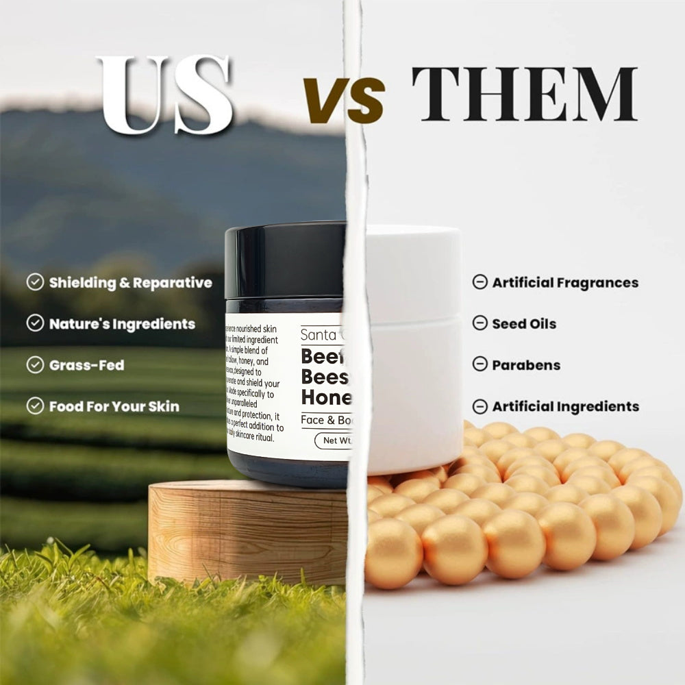 Tunmate Beef Tallow 56.7g Face Cream Lasting Moisturizing Soothing Facial Skin Firming Increase Facial Elasticity Nourishing Smooth Skin Care