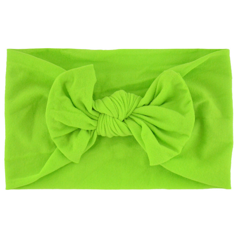 Super Stretchy Soft Knot Headbands With Hair Bows Head Wrap Hair Accessories For Newborn Baby Girls Infant Toddlers Kids