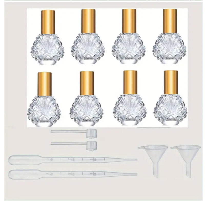 Glass Perfume Bottle With Screw Cap Perfume Refill Bottle