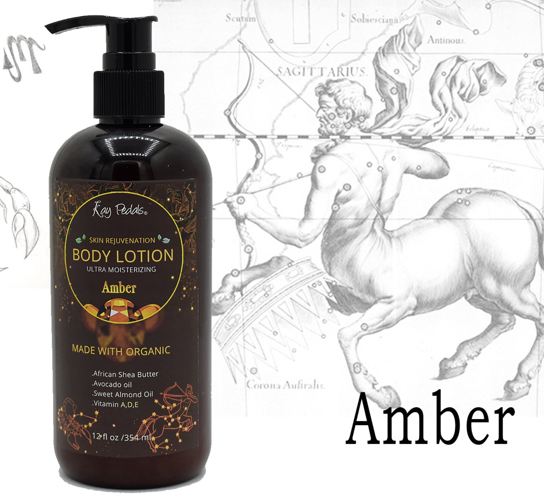 Amber Natural Organic Body Lotion