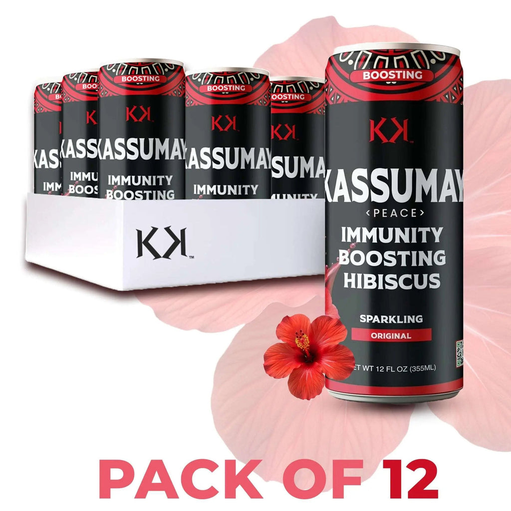 12-Pack Immunity Boosting Natural Healthy Plant-Based Hibiscus Beverages