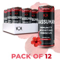 12-Pack Immunity Boosting Natural Healthy Plant-Based Hibiscus Beverages