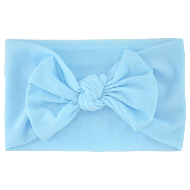 Super Stretchy Soft Knot Headbands With Hair Bows Head Wrap Hair Accessories For Newborn Baby Girls Infant Toddlers Kids