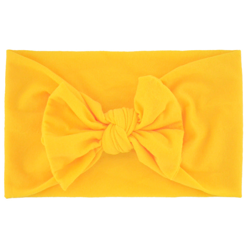 Super Stretchy Soft Knot Headbands With Hair Bows Head Wrap Hair Accessories For Newborn Baby Girls Infant Toddlers Kids