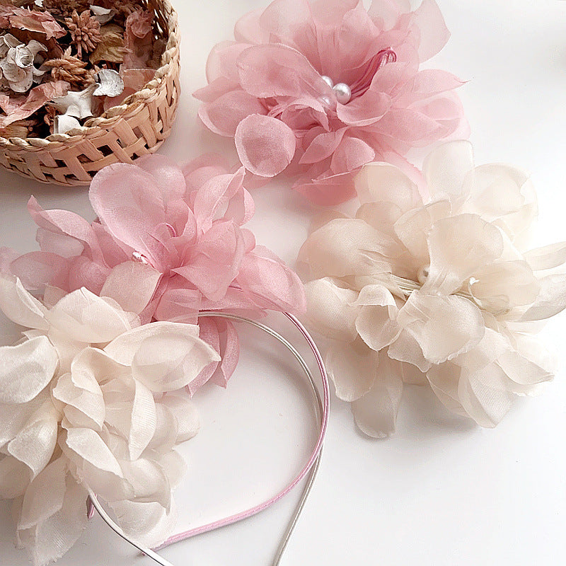 Pearl Flower Children's Side Clip Hair Accessories