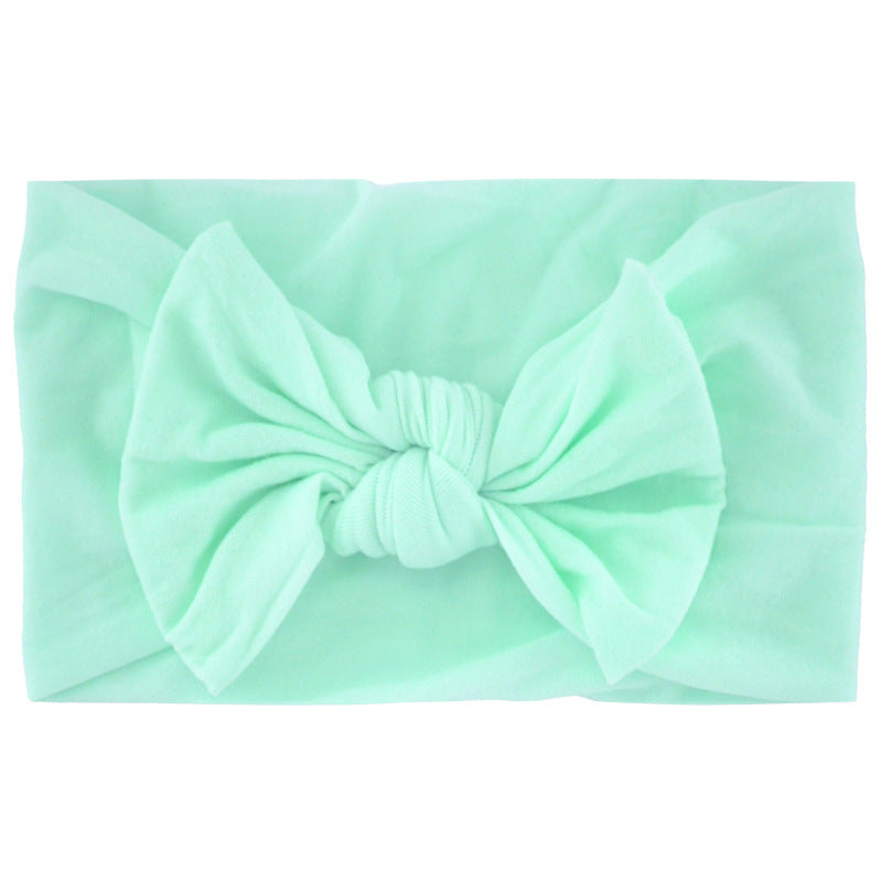 Super Stretchy Soft Knot Headbands With Hair Bows Head Wrap Hair Accessories For Newborn Baby Girls Infant Toddlers Kids