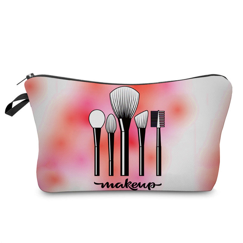 Women's Printed Multipurpose Makeup Organizer Clutch