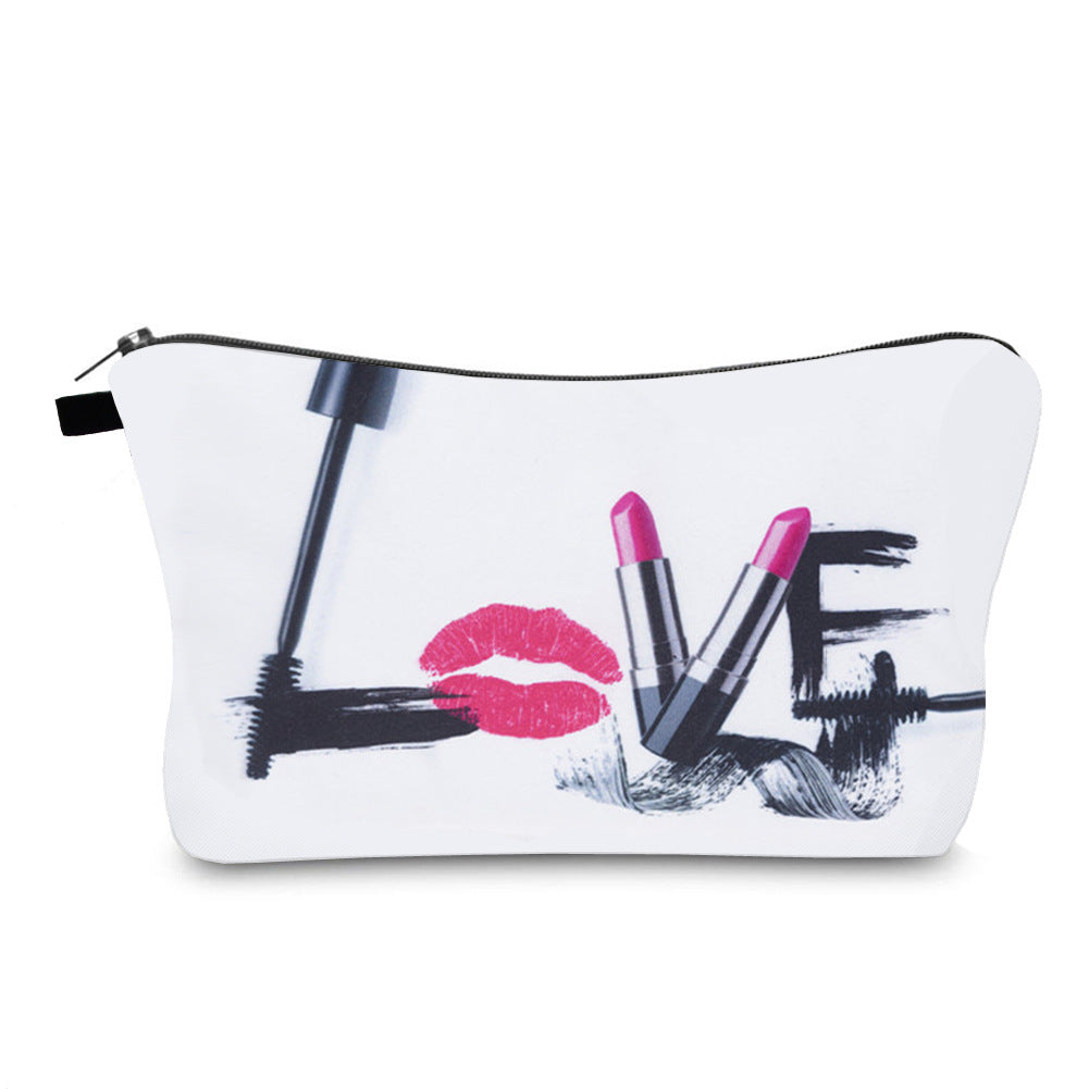 Women's Printed Multipurpose Makeup Organizer Clutch