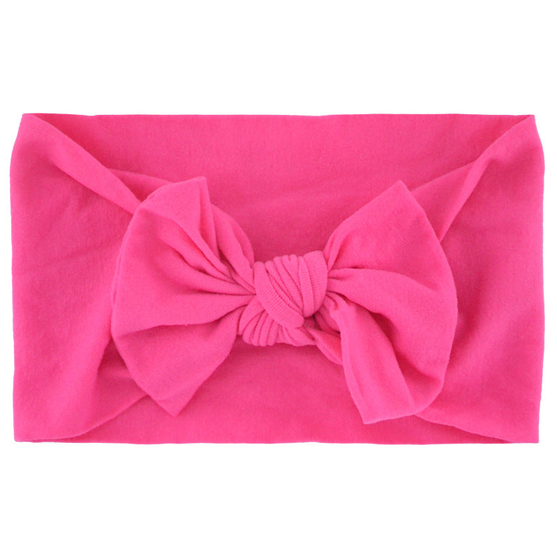 Super Stretchy Soft Knot Headbands With Hair Bows Head Wrap Hair Accessories For Newborn Baby Girls Infant Toddlers Kids